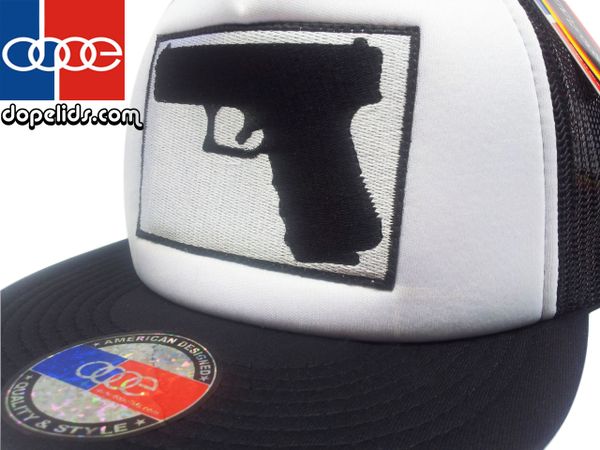 smartpatches "Handgun" Vintage Style Trucker Hat