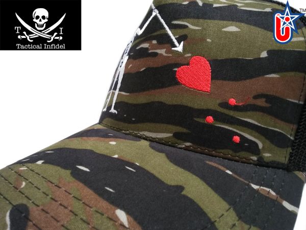 Tactical Infidel Blackbeard Pirate Tiger Camo Trucker Hat