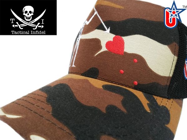 Tactical Infidel Blackbeard Pirate Desert Camo Trucker Hat