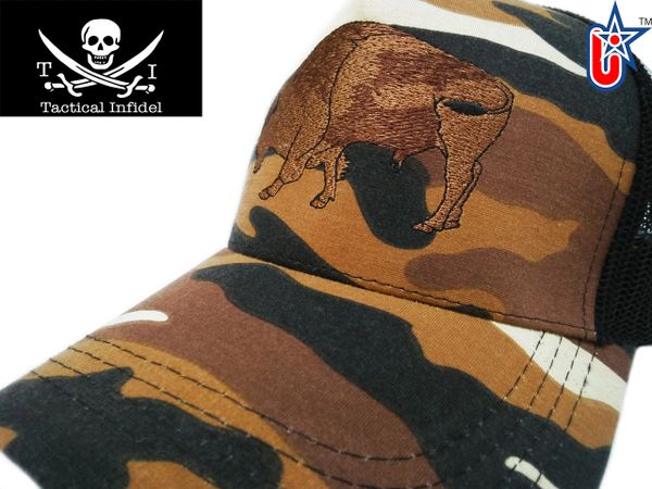 Tactical Infidel Bison Desert Camo Trucker Hat