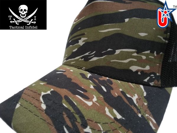 Tactical Infidel Tiger Camo Trucker Hat