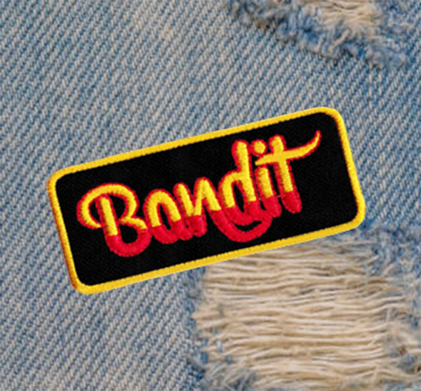 Vintage Bandit Patch 8.5cm / 3.4 inch