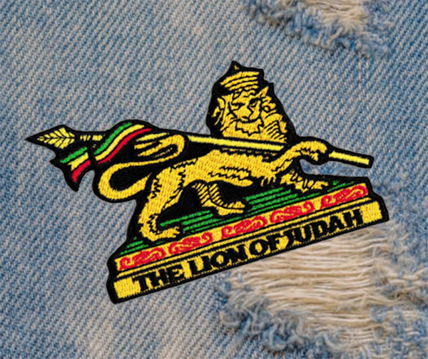 Lion of Judah Rasta Patch 9cm / 3.5 inch