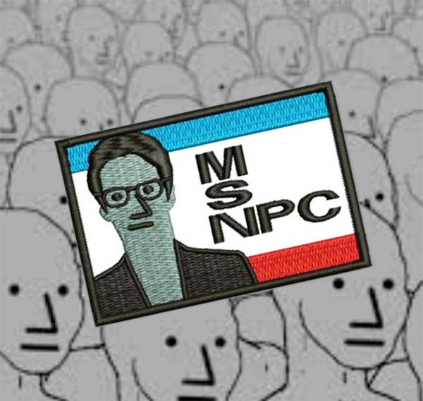 MSNPC NPC Fake News Shirt Patch 7.5cm / 3 inch