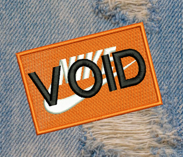 Large Funny Parody VOID Morale Patch 9cm / 3.5 inch