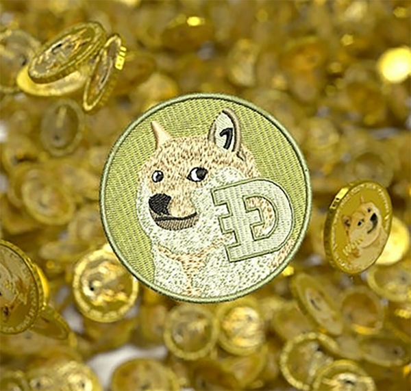 Cute Dogecoin Doge Dog Patch Hip Hop 7.5cm / 3 inch