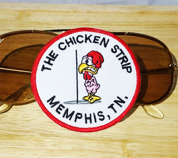 Vintage 70's Style Chicken Strip Keep On Truckin Patch 7.5cm / 3 inches