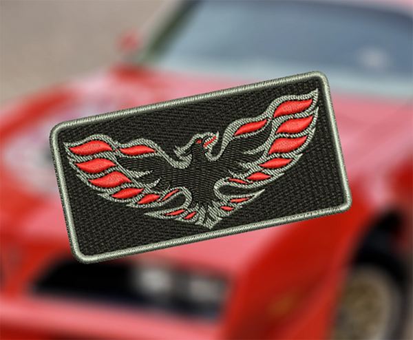 Vintage Style Firebird Trans Am Patch 10cm / 4 inches