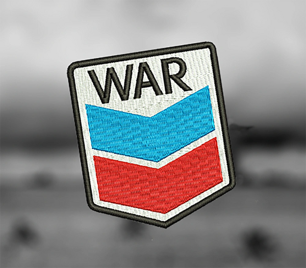 War Protest Patch 9cm / 3.5 inch
