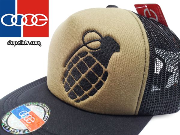 smARTpatches "Grenade" Vintage Style Trucker Hat