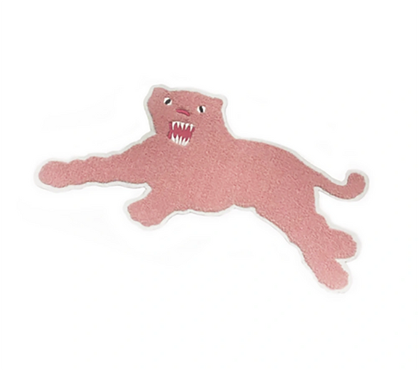 Cool Chenille Pink Panther Patch Large XXL 35cm Applique / 13.8 inch