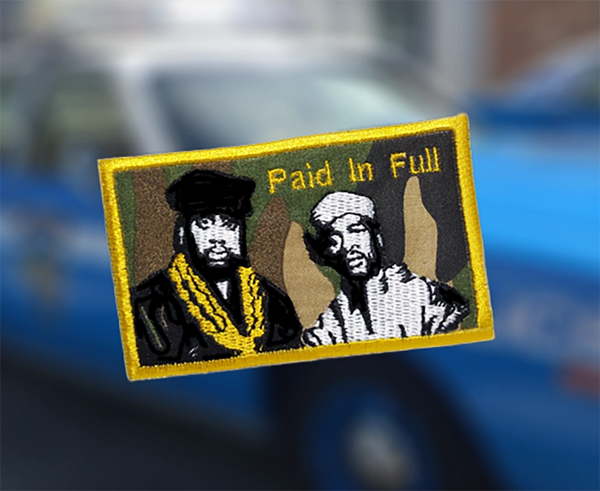 Eric B and Rakim Paid In Full Patch Hip Hop 9cm / 3.5 inch