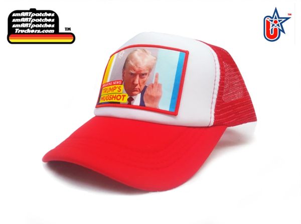 smARTpatches Truckers Trump Mugshot Trucker Hat