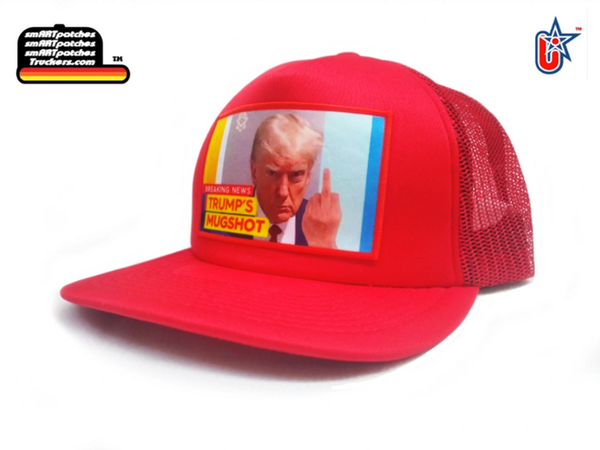 smARTpatches Truckers Trump Mugshot Trucker Hat