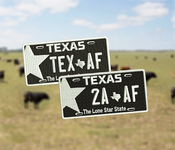 Texas 2A AF Cowboy Trucker Tactical Patch 10cm