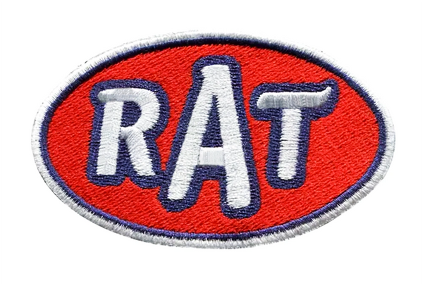 RAT Patch Rat Rod Hot Rod 9cm (30cm also available)