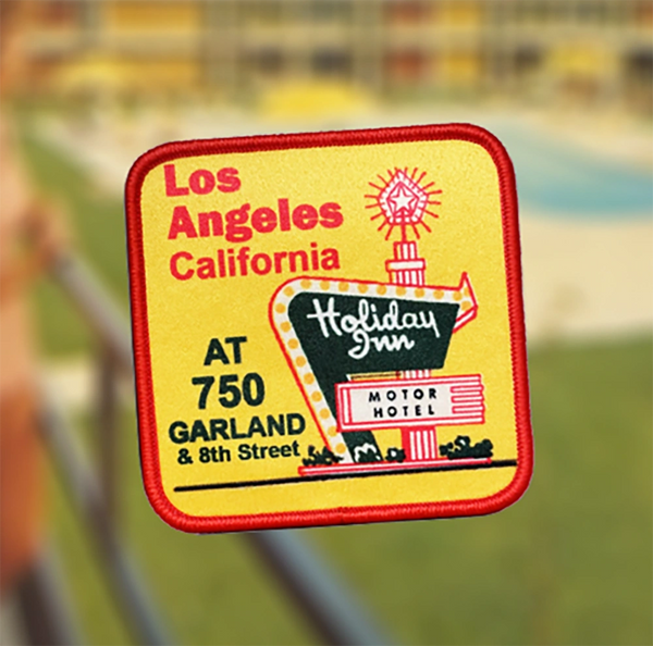 Vintage Style Los Angeles California Americana Restaurant Motel Holiday Inn Patch 7.5cm / 3 inch