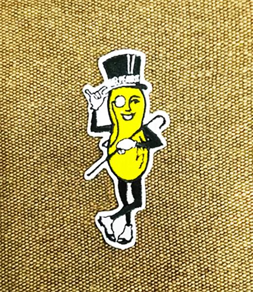 Peanut Man Patch Vintage Style 8.5cm / 3.5 inch