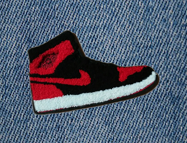 XXL Extra Large Colorful Basketball Chenille Shoe Patch 16cm Applique