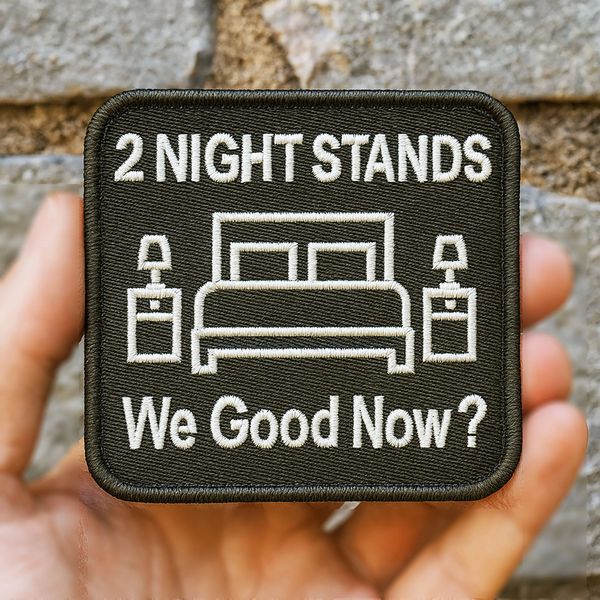 Funny Sexy Gift One Night Stand Patch 7.5cm / 3 inch