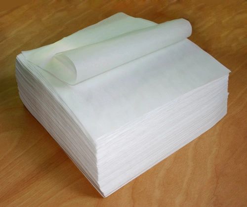 parchment paper square, 4x4 inch, silicone-coated for wax, dabs, or rosin, package of 4 thousand sheets