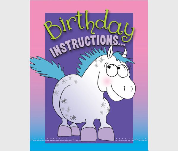 Birthday Card: Birthday Instructions