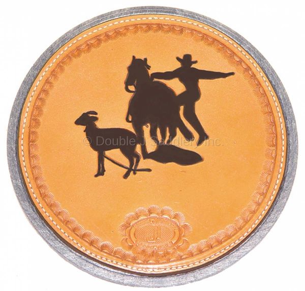 HAND-TOOLED LOGO GOAT STRING CAN - GC02