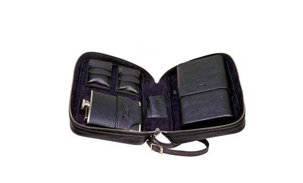 Havana Leather Cigar Travel Case - Cigar Accessories