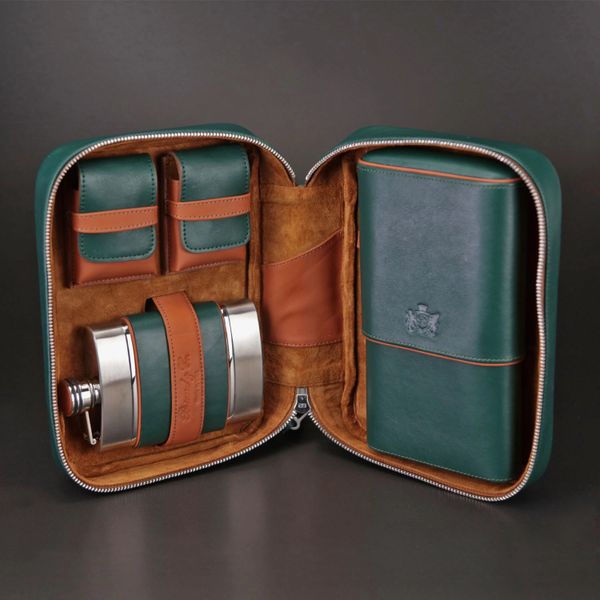 Havana Leather Cigar Travel Case - Cigar Accessories