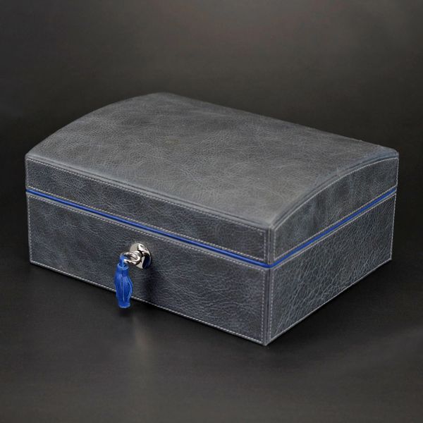 Jaipur Silver Humidor Villari Home Couture