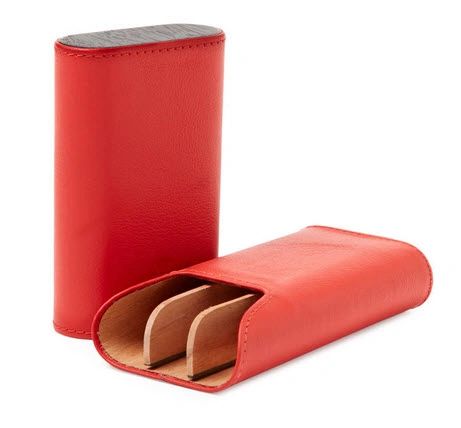 Pierre Cardin - Metal Cigarillo Case (Red) - Sautter of Mount Street