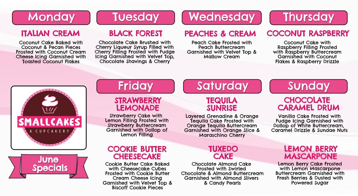 Smallcakes Cupcakery & Creamery Cupcakes, Ice Cream, Bakery