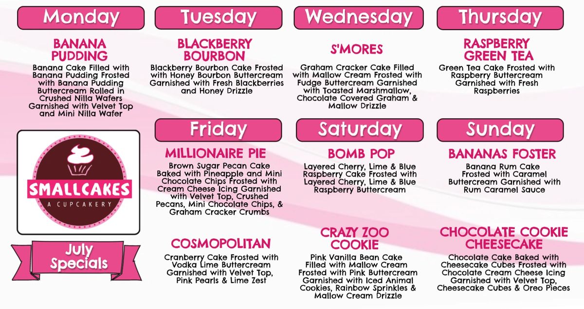 Smallcakes Cupcakery & Creamery Cupcakes, Ice Cream, Bakery