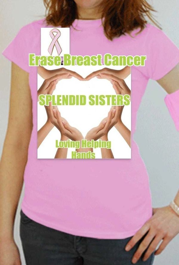 Splendid Sisters Breast cancer awareness T shirt