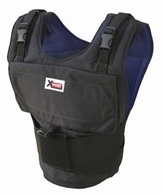 X4040 - The X4040 Xvest comes with 40 one pound weights. The X4040 Xvest can hold up to 40 one pound weights.