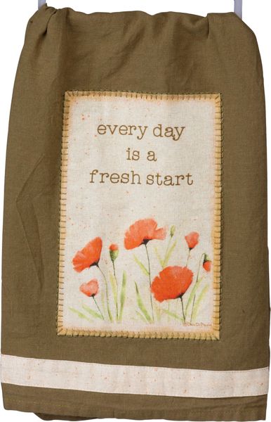 Every day is a fresh start Dish Towel