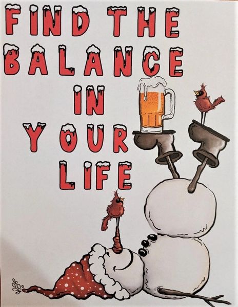 FIND THE BALANCE IN YOUR LIFE WINTER
