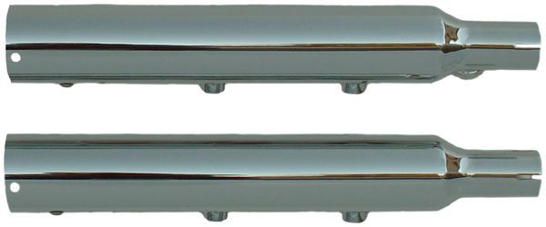 18605-225 Sportster 04-08 Tip Compatible Slip-on Muffler Chrome