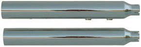 16404-225 Softail Deluxe 05-06 Slip-on Muffler Chrome Baloney Cut 2.25" Baffle