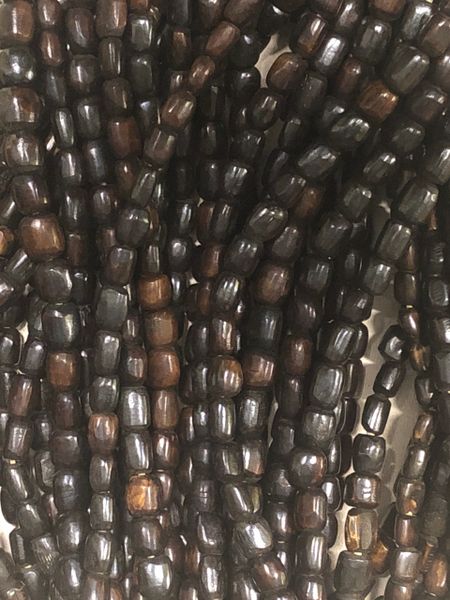 Small Dark Brown Cowbone Beads | Gamafro Originals