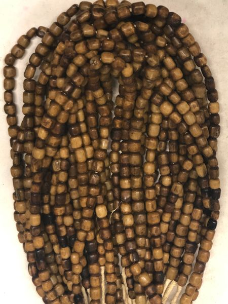 Small Light Brown Cowbone Bead | Gamafro Originals