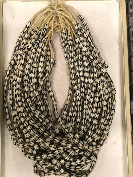 Smalll Black and white Cowbone Bead1 | Gamafro Originals