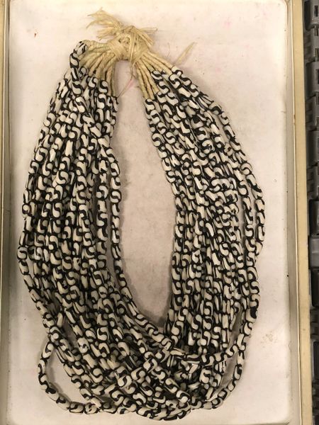 Small Black and white cowbone bead2 | Gamafro Originals