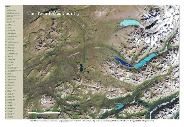 Twin Lakes Country Map