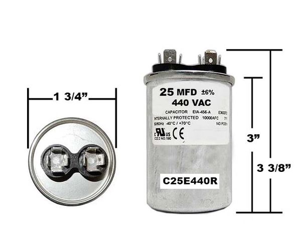 Enclosures Cases 440v 35 Mfd Motor Run Capacitor Round Industrial Scientific Belasidevelopers Co Ke