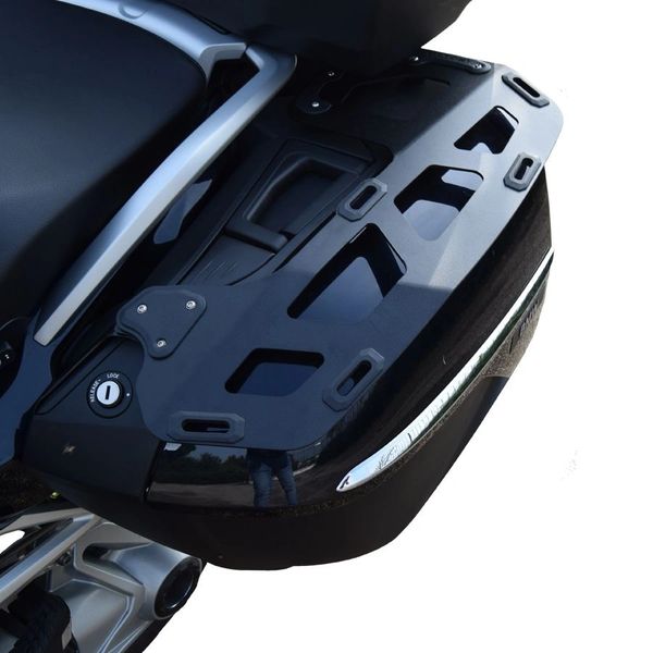 Aluminum luggage rack on side panniers for BMW K1600 GT K1600 GTL R1200 RT LC R1250 RT PP14AL