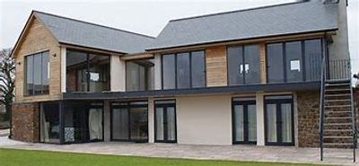 Aluminium powder coated grey colour windows and doors 