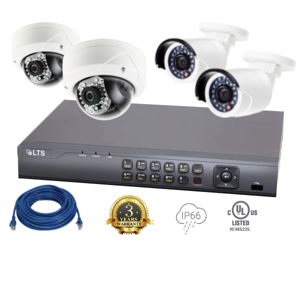 4 Camera (Omni) IP Security Bundle