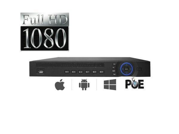 8 Channel Full HD PoE Network Video Recorder (NVR)
