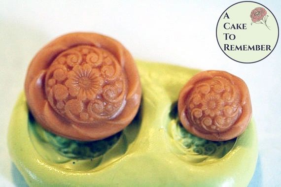 Silicone Button Mold For Cake Decorating A Cake To Remember Llc